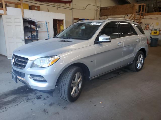 4JGDA5HB6CA019227 - 2012 MERCEDES-BENZ ML 350 4MATIC SILVER photo 1