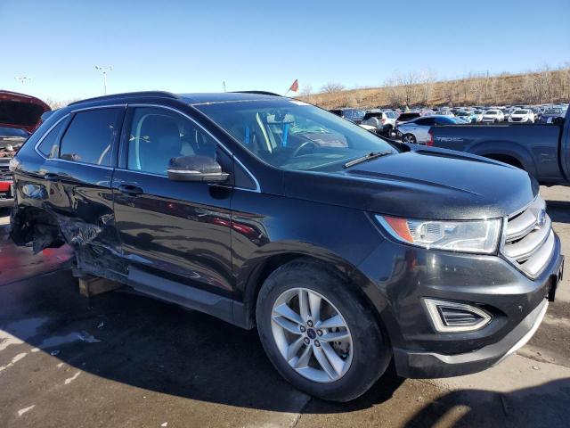 2FMTK4J89FBB17274 - 2015 FORD EDGE SEL BLACK photo 4