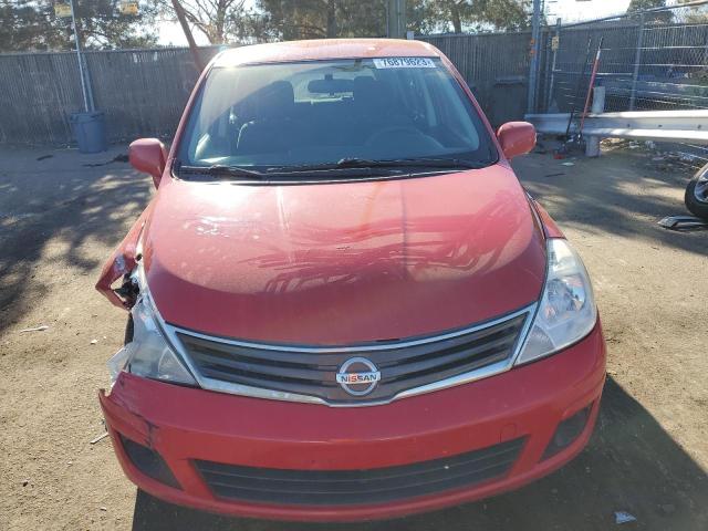 3N1BC1CP1BL517251 - 2011 NISSAN VERSA S RED photo 5