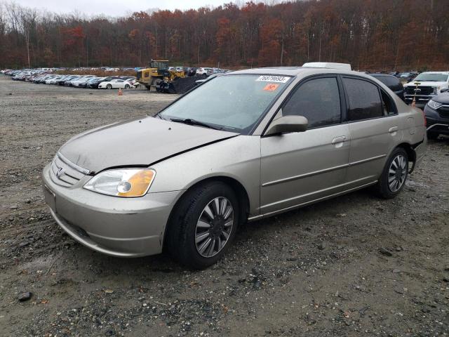 2HGES26733H530299 - 2003 HONDA CIVIC EX GOLD photo 1