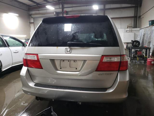 5FNRL38257B044495 - 2007 HONDA ODYSSEY LX SILVER photo 6