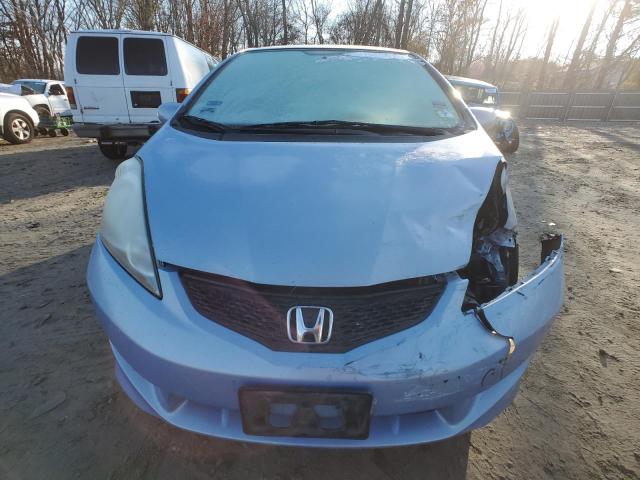 JHMGE8H48AC023191 - 2010 HONDA FIT SPORT BLUE photo 5