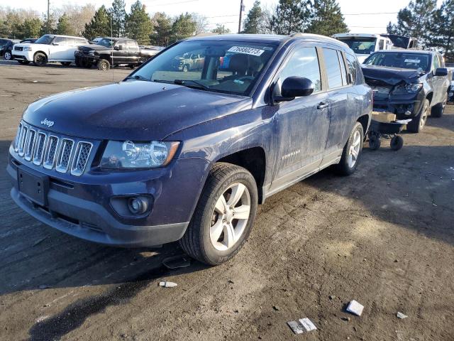 1C4NJDEB2GD752905 - 2016 JEEP COMPASS LATITUDE BLUE photo 1