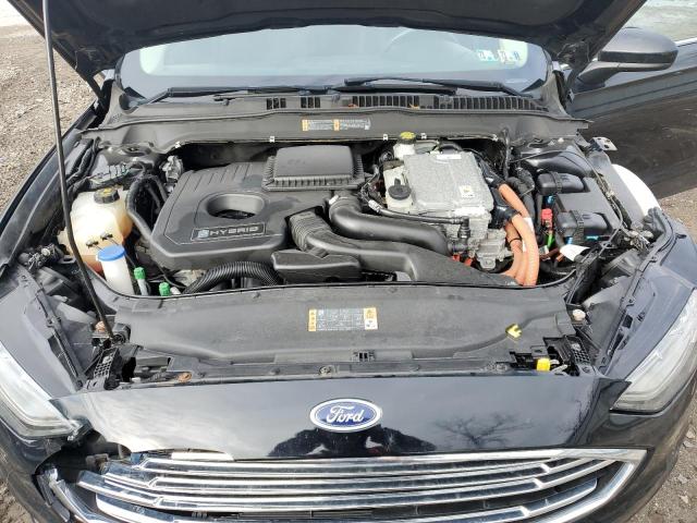 3FA6P0LU6HR232494 - 2017 FORD FUSION SE HYBRID BLACK photo 11