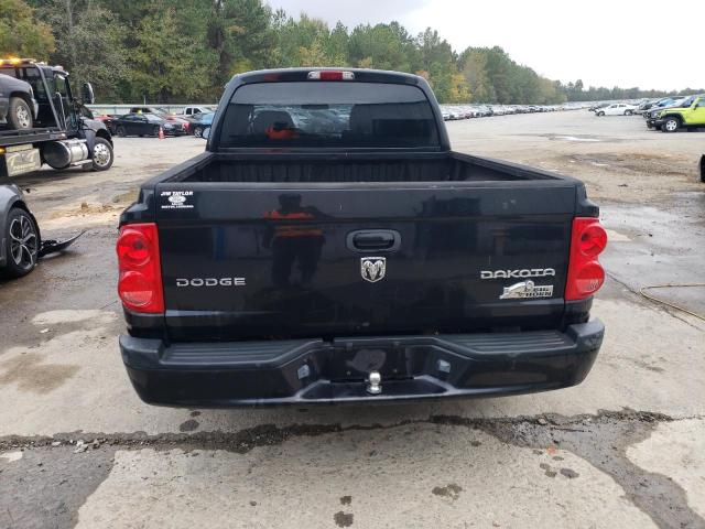 1D7RE3GK3BS661536 - 2011 DODGE DAKOTA SLT BLACK photo 6