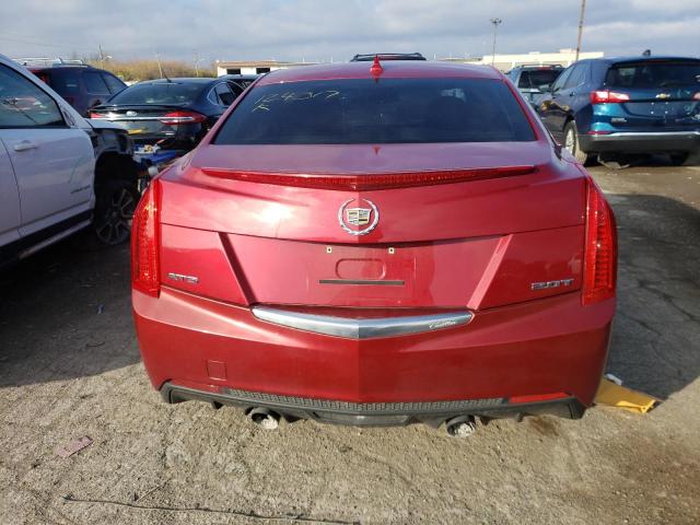 1G6AA5RX1D0124317 - 2013 CADILLAC ATS RED photo 6