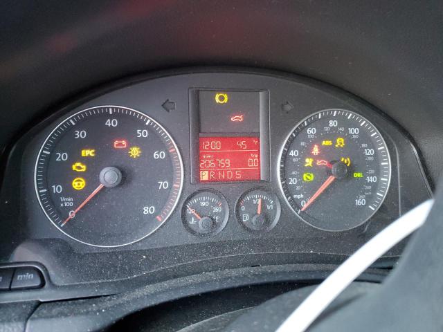 3VWEF71K47M112205 - 2007 VOLKSWAGEN JETTA WOLFSBURG 黑色 照片 9