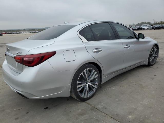 JN1EV7AP4KM511060 - 2019 INFINITI Q50 LUXE SILVER photo 3