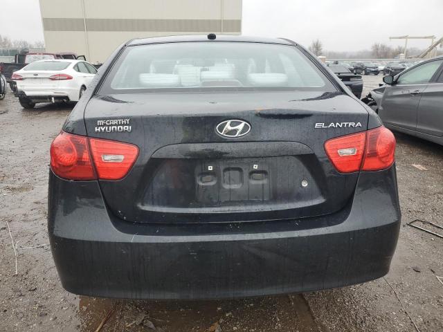 KMHDU46D08U524580 - 2008 HYUNDAI ELANTRA GLS BLACK photo 6