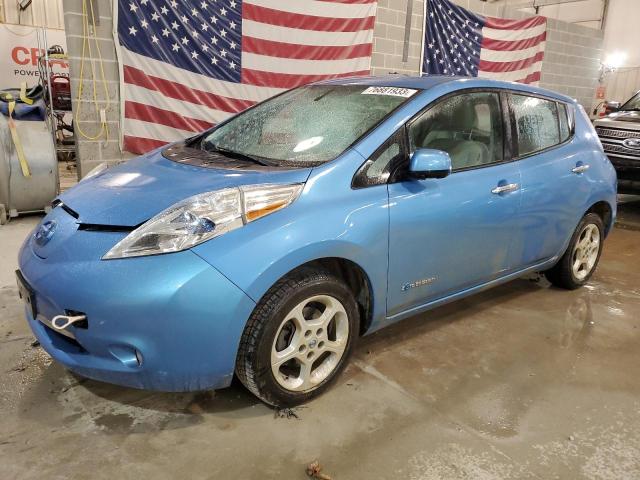 1N4AZ0CP8DC411417 - 2013 NISSAN LEAF S BLUE photo 1