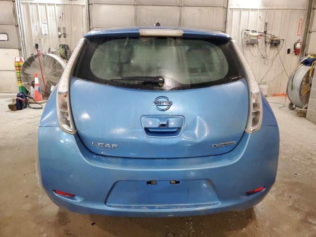 1N4AZ0CP8DC411417 - 2013 NISSAN LEAF S BLUE photo 6