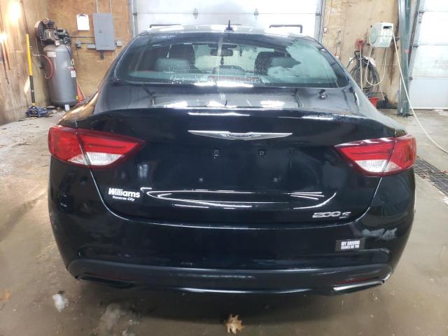 1C3CCCBG1FN613745 - 2015 CHRYSLER 200 S BLACK photo 6