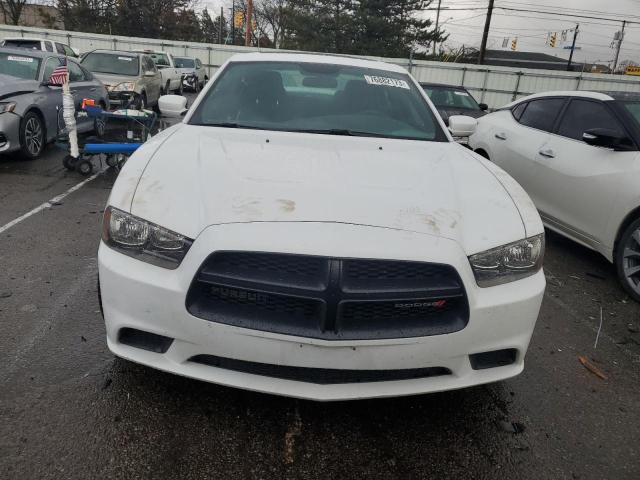 2C3CDXKT3EH360551 - 2014 DODGE CHARGER POLICE WHITE photo 5