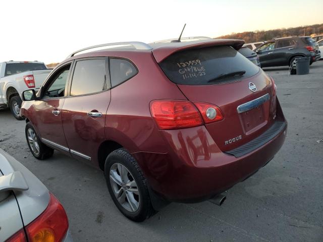 JN8AS5MV5DW614275 - 2013 NISSAN ROGUE S RED photo 2