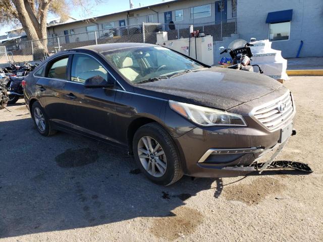 5NPE24AF6FH117216 - 2015 HYUNDAI SONATA SE BROWN photo 4