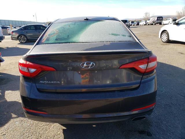 5NPE24AF6FH117216 - 2015 HYUNDAI SONATA SE BROWN photo 6