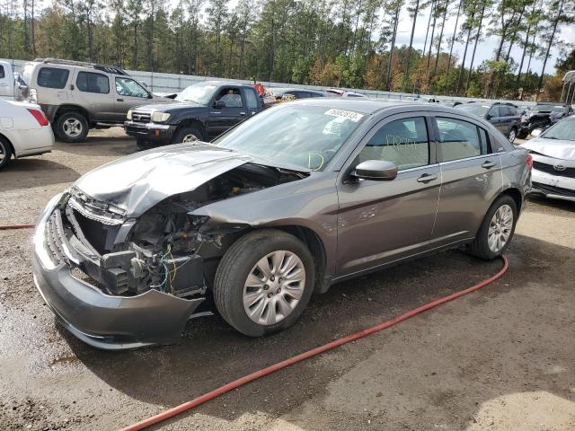 1C3CCBAG2DN724524 - 2013 CHRYSLER 200 LX GRAY photo 1