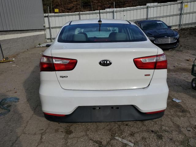 KNADM4A3XG6531815 - 2016 KIA RIO LX WHITE photo 6