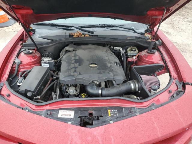 2G1FB1E36D9184779 - 2013 CHEVROLET CAMARO LT RED photo 11