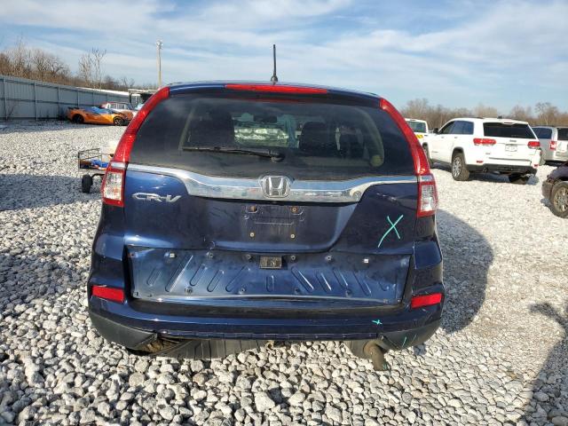 3CZRM3H55FG710765 - 2015 HONDA CR-V EX BLUE photo 6