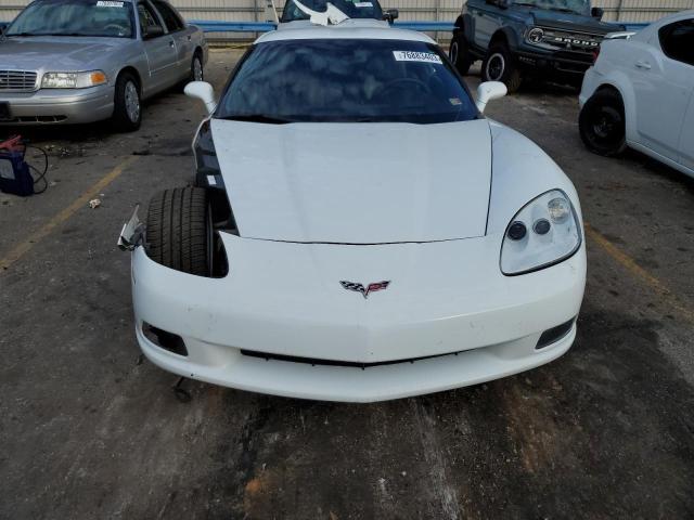 1G1YA2DW2D5100645 - 2013 CHEVROLET CORVETTE WHITE photo 5