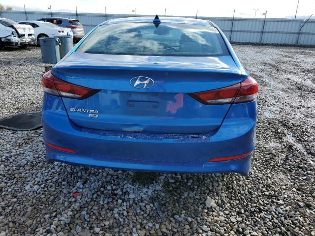 KMHD74LF4HU363163 - 2017 HYUNDAI ELANTRA SE BLUE photo 6