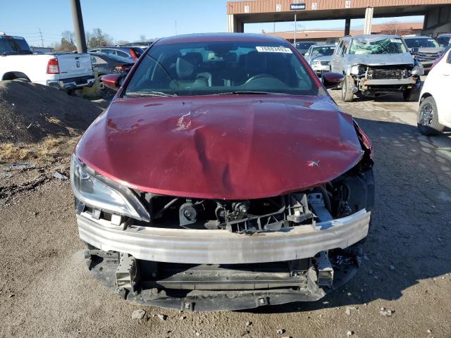 1C3CCCBB7FN555242 - 2015 CHRYSLER 200 S RED photo 5