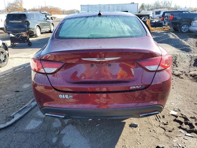 1C3CCCBB7FN555242 - 2015 CHRYSLER 200 S RED photo 6