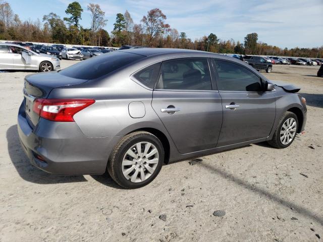 3N1AB7AP2KY352429 - 2019 NISSAN SENTRA S GRAY photo 3