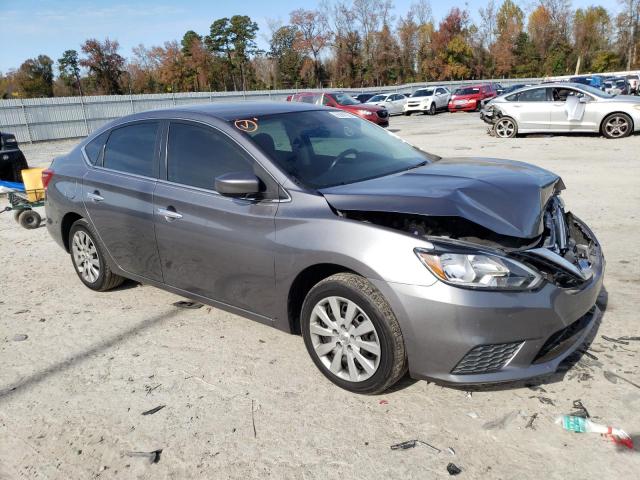 3N1AB7AP2KY352429 - 2019 NISSAN SENTRA S GRAY photo 4