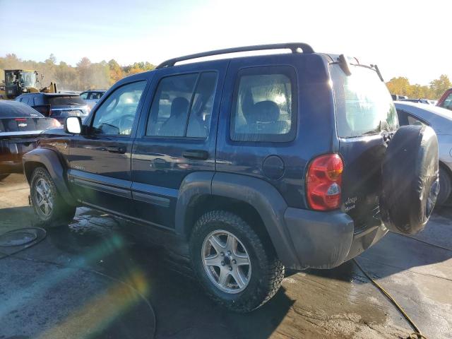 1J4GL48K34W273448 - 2004 JEEP LIBERTY SPORT BLUE photo 2