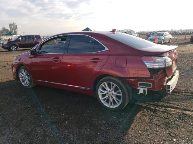 JTHBB1BA2C2049741 - 2012 LEXUS HS 250H RED photo 2