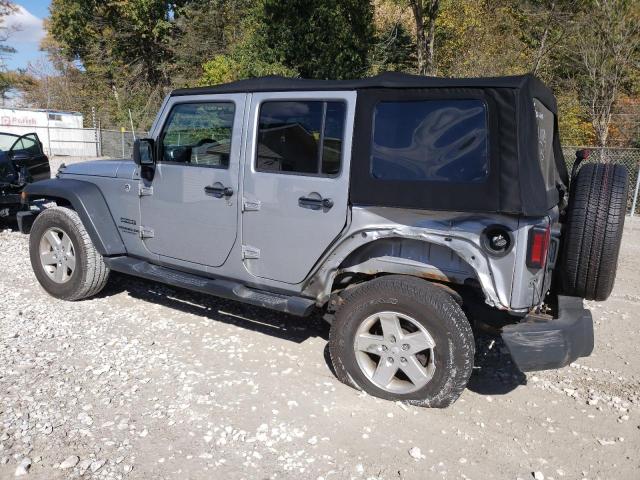 1C4BJWDG3EL150545 - 2014 JEEP WRANGLER U SPORT SILVER photo 2