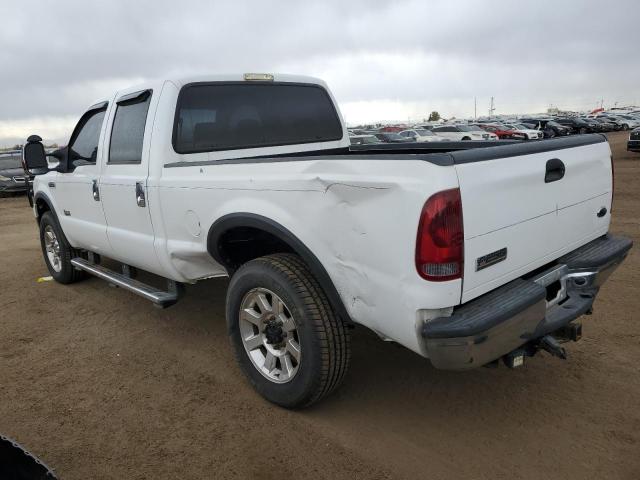 1FTSW21PX7EA64350 - 2007 FORD F250 SUPER DUTY WHITE photo 2