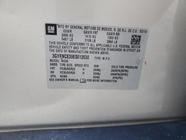 3GYFNCE39ES612630 - 2014 CADILLAC SRX PERFORMANCE COLLECTION Brun photo 13