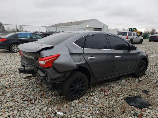 3N1AB7AP8JY302200 - 2018 NISSAN SENTRA S GRAY photo 3