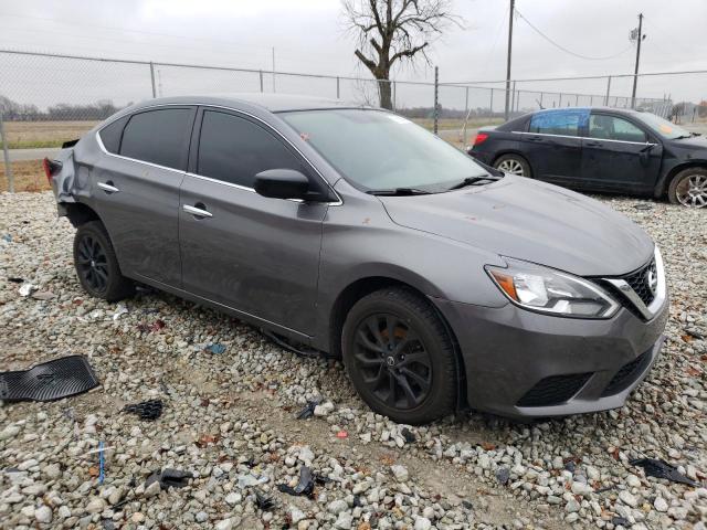 3N1AB7AP8JY302200 - 2018 NISSAN SENTRA S GRAY photo 4