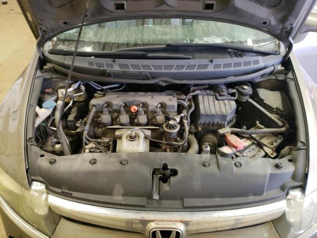 1HGFA16566L014137 - 2006 HONDA CIVIC LX GRAY photo 11