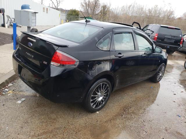 1FAHP3GN5BW135613 - 2011 FORD FOCUS SES BLACK photo 3