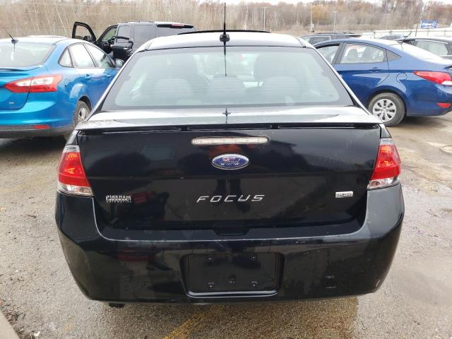 1FAHP3GN5BW135613 - 2011 FORD FOCUS SES BLACK photo 6