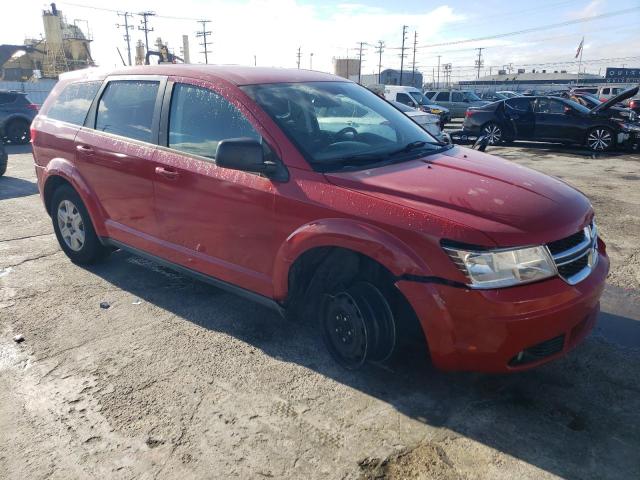 3C4PDCAB9CT387949 - 2012 DODGE JOURNEY SE RED photo 4