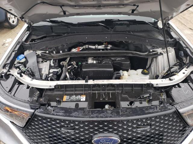 1FM5K8AB4MGB83667 - 2021 FORD EXPLORER POLICE INTERCEPTOR 银色 照片 12