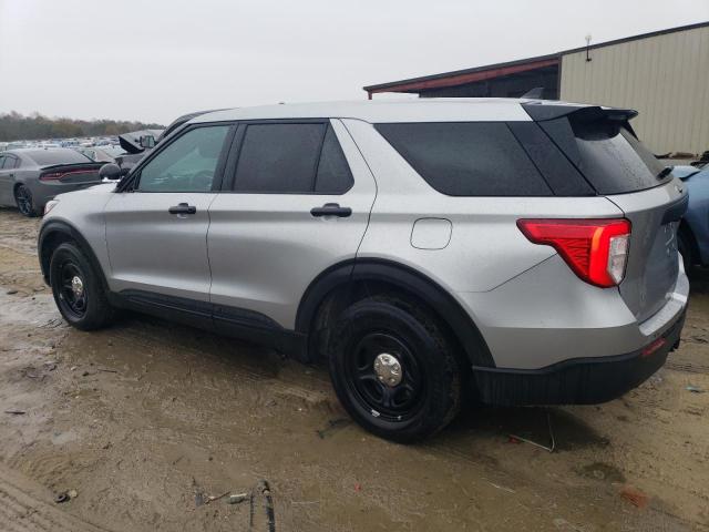 1FM5K8AB4MGB83667 - 2021 FORD EXPLORER POLICE INTERCEPTOR SILVER photo 2