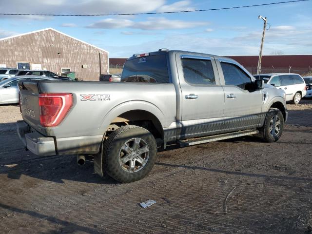 1FTEW1EP8NKD13549 - 2022 FORD F150 SUPERCREW GRAY photo 3