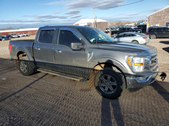 1FTEW1EP8NKD13549 - 2022 FORD F150 SUPERCREW GRAY photo 4