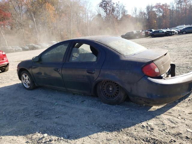 1B3ES46C22D502479 - 2002 DODGE NEON SE BLUE photo 2