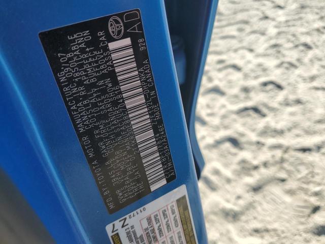 2T1KR30E88C704816 - 2008 TOYOTA COROLLA MA XR BLUE photo 13