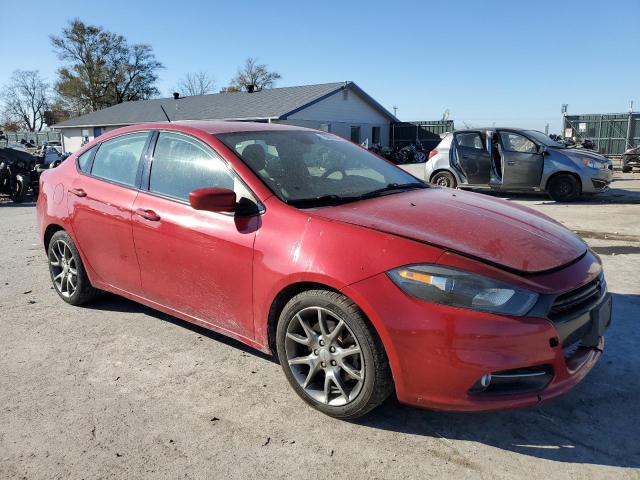 1C3CDFBB6ED702539 - 2014 DODGE DART SXT RED photo 4