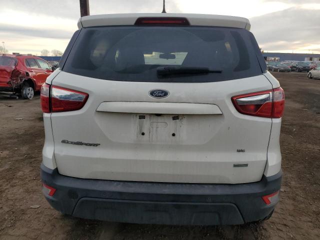 MAJ3S2GE5KC307076 - 2019 FORD ECOSPORT SE WHITE photo 6