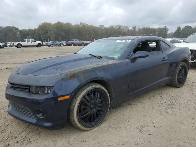 2G1FB1E33F9291310 - 2015 CHEVROLET CAMARO LS BLUE photo 1